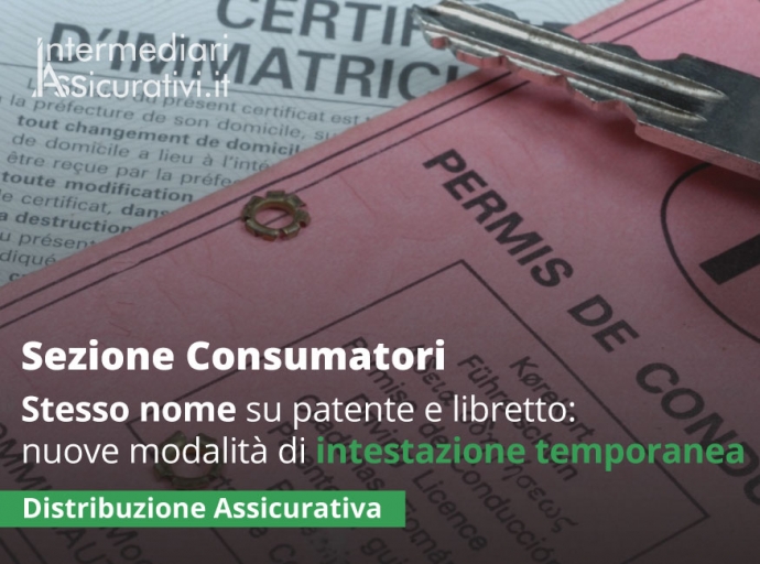Stesso nome su patente e libretto: nuove modalità di intestazione temporanea